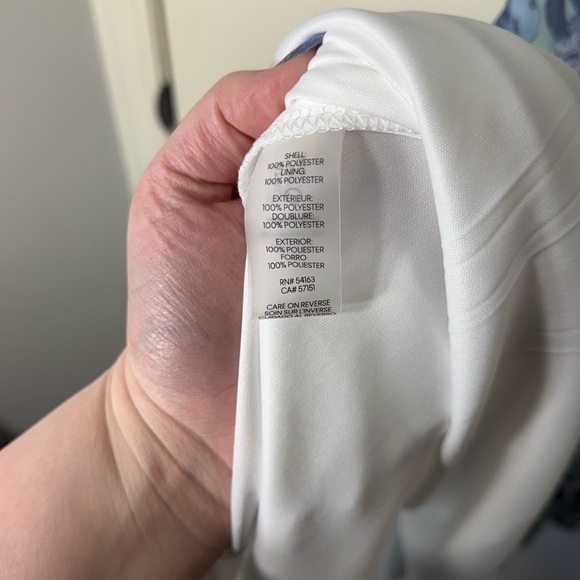 Tommy Hilfiger Women’s Blue & Green Belted Floral Dress Plus Size 20W - Picture 7 of 8